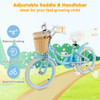 Adjustable Child's Bike with Training Wheels and Basket  product image