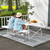 6-Foot Portable Picnic Folding Bench with Carrying Handle (1 or 2-Pack) product image