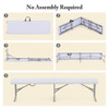 6-Foot Portable Picnic Folding Bench with Carrying Handle (1 or 2-Pack) product image