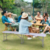 6-Foot Portable Picnic Folding Bench with Carrying Handle (1 or 2-Pack) product image