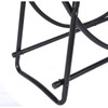 40-Inch Tubular Steel Log Hoop Firewood Storage Rack product image