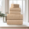 Bibb Home Ribbed Egyptian Cotton Towels (Set of 6) product image