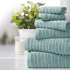 Bibb Home Ribbed Egyptian Cotton Towels (Set of 6) product image
