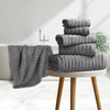 Bibb Home Ribbed Egyptian Cotton Towels (Set of 6) product image