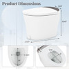 1.28GPF Smart Elongated Toilet Bidet with Heated Seat & Auto Open/Close product image