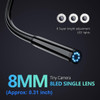 5M Endoscope Camera with Light, HD 1080P Borescope Inspection Camera with Light, 4.3 Inch Screen, Scope Camera, Snake Camera with 8 LED Lights product image