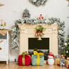9ft Pre-lit Snowy Christmas Garland with Berries  product image