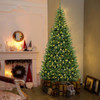 8 ft Pre-Lit Artificial Christmas Tree for Corners  product image