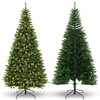 8 ft Pre-Lit Artificial Christmas Tree for Corners  product image
