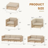 Outdoor Patio Conversation Sectional Furniture Set product image