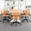 PU Leather Office Chair with Rocking Backrest and Ergonomic Armrest product image