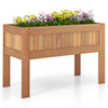 Solid Wood Elevated Planter Box with Legs product image