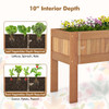 Solid Wood Elevated Planter Box with Legs product image