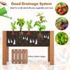 Solid Wood Elevated Planter Box with Legs product image