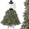 5 ft Artificial Mannequin Christmas Tree with Warm White LED Lights product image