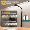 Dual-Head LED Desk Lamp with Adjustable Gooseneck and Remote product image