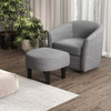 Swivel Barrel Chair with Ottoman Footrest product image