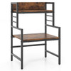 3-Tier Microwave Stand with Storage Shelves  product image