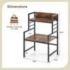 3-Tier Microwave Stand with Storage Shelves  product image