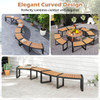 Curved 2-Person Patio Bench  product image