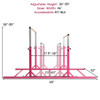 Kids Adjustable Double-Parallel Gymnastics Bars  product image