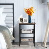 3-Tier Industrial Side Table Nightstand (Set of 2) product image