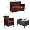 4-Piece Rattan Patio Furniture Set product image