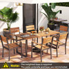 7-Piece Acacia Wood Patio Dining Set  product image