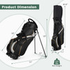 Portable Golf Stand Bag with 8-Way Divider product image