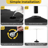 Fillable Umbrella Base with Plastic Ring and Adapters product image