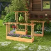 Raised Garden Bed with Built-in Trellis  product image