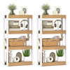 4-Tier Wooden Bookcase (1 or 2-Pack) product image
