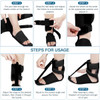 Plantar Fasciitis Night Splint, Plantar Fasciitis Relief Brace with Adjustable Straps,Achilles Tendonitis, Day & Night Support, Black product image