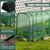 Elevated Wooden Raised Garden Bed with Mini Greenhouse product image