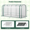 Elevated Wooden Raised Garden Bed with Mini Greenhouse product image