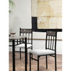 5-Piece Dining Set with Faux Marble Top Table product image