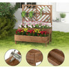 2-Tier Raised Garden Bed with Trellis product image