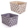 Canvas Storage Basket Organizer with Handles product image