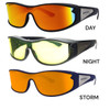 Battle Vision Wraparound Polarized Glasses (3-Pack) product image