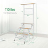 3-Tier Plant Stand with Hanging Bar and Trellis product image