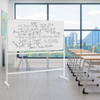 72" X 36" Double-sided Magnetic Whiteboard With Stand product image