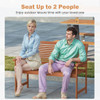 2-Person Patio Bench with 105° Inclined Slatted Backrest product image