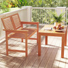 2-Person Patio Bench with 105° Inclined Slatted Backrest product image