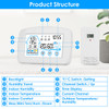 Wireless Weather Station Clock product image