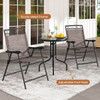 3-Piece Outdoor Bistro Furniture Set with 1.57" Umbrella Hole product image
