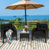 Cushioned Rattan 3-Piece Patio Furniture Set product image