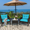 Cushioned Rattan 3-Piece Patio Furniture Set product image