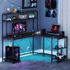 L-Shaped Gaming Desk with LED Strip  product image
