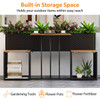 Patio Furniture Set with Raised Garden Bed and Built-in Storage Space product image