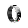 Smart Ring with Display Screen & Touch Button,Bluetooth Connection for Women Men,Fitness Tracker Sleep Monitoring Waterproof(Silver-8#) product image